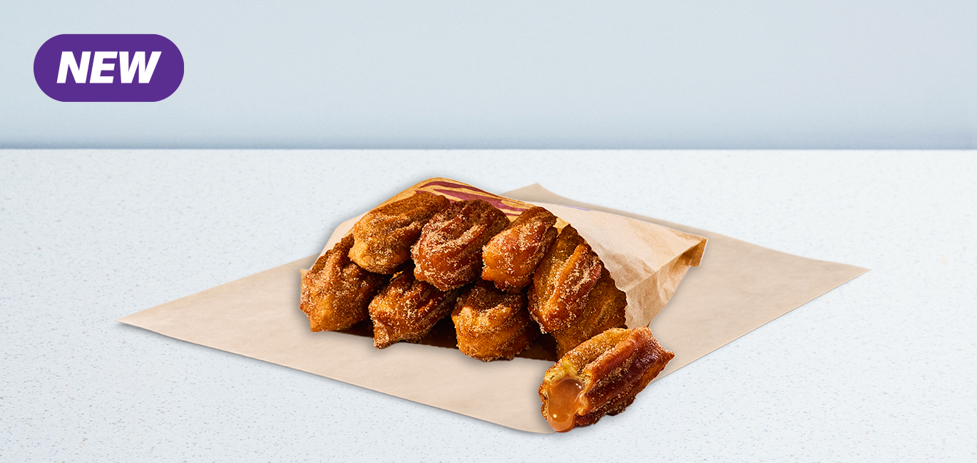 Salted Caramel Churro Bites