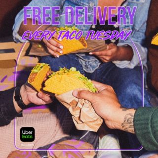 Like you needed MORE reasons to feast on a Tuesday 😛 Every Taco Tuesday till November 30th, you’ll get free @ubereats_uk delivery when you spend £10 or more. 

T&Cs available on our website.